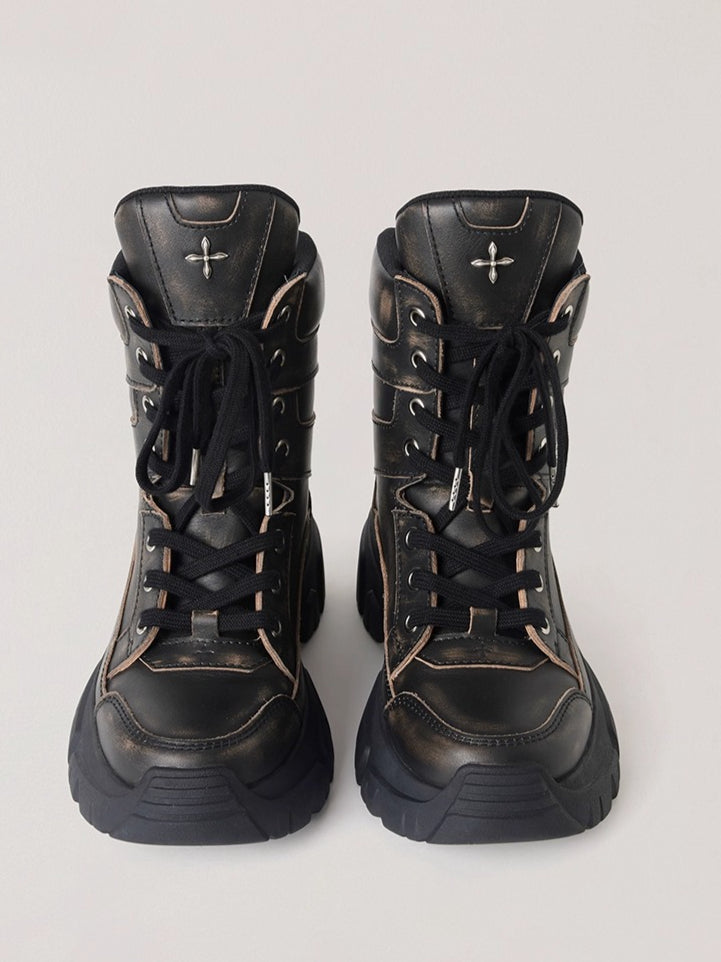 Wild Terrain Vintage Hand-Polished Hiking Boots