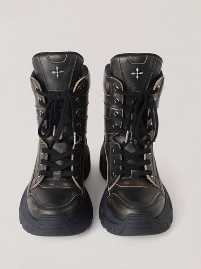 Wild Terrain Vintage Hand-Polished Hiking Boots