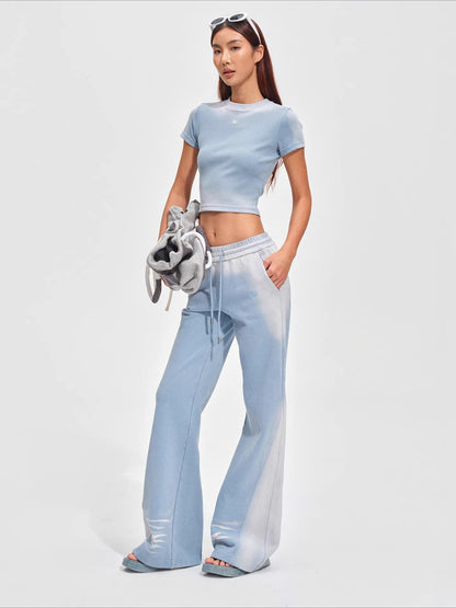 Heavyweight Cotton Micro-Flare Sweatpants