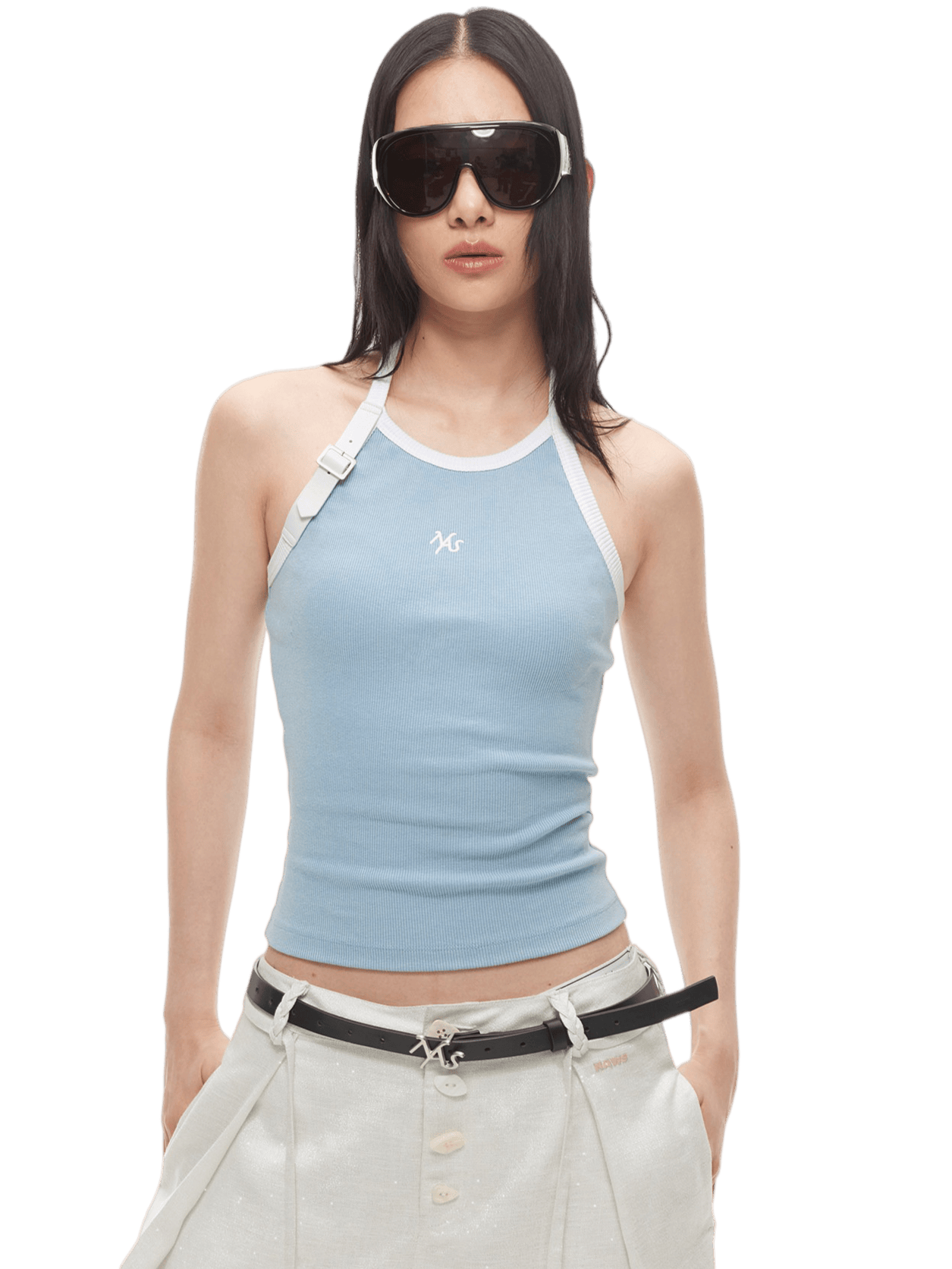 Margot Washed Halter Tank