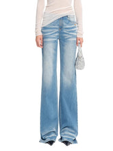 Natural Waist Fitted Straight Jeans - CHINASQUAD