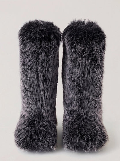 Desert Cross Shearling Hunter Boots