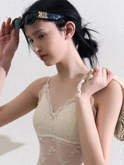 Lace Slim-Fit Camisole Base Layer