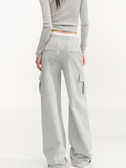 Glacier Gray Jogger Drawstring Pants