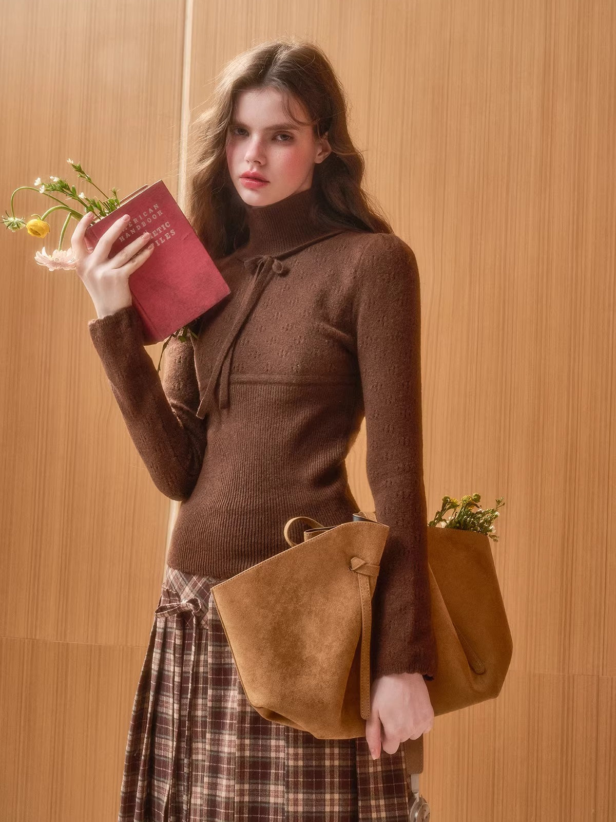 Wool-Blend Hollow Knit Base Layer