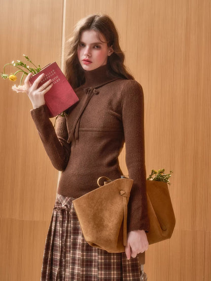 Wool-Blend Hollow Knit Base Layer