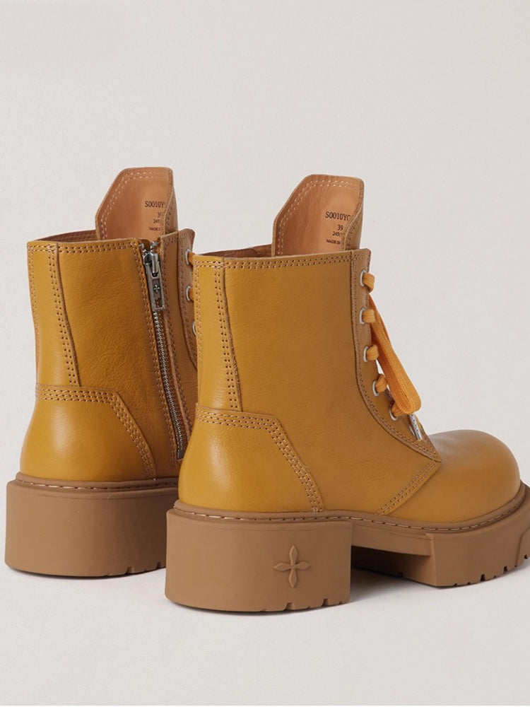 Nomad Leather Biker Boots