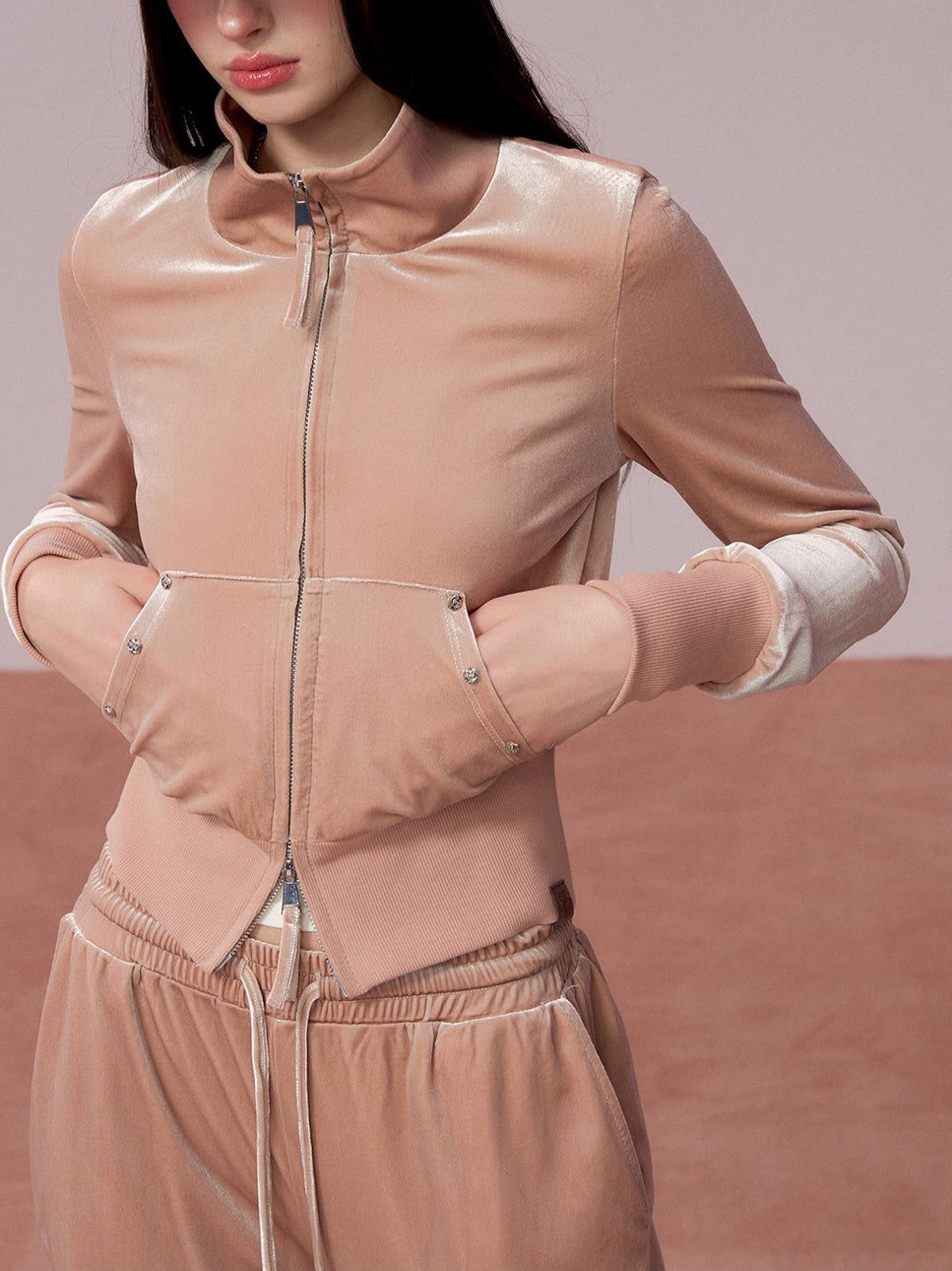 Athleisure Sweatshirt &amp; Jogger Pants Set