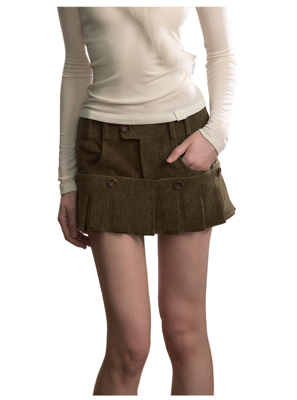 Convertible Detachable Mini Skort