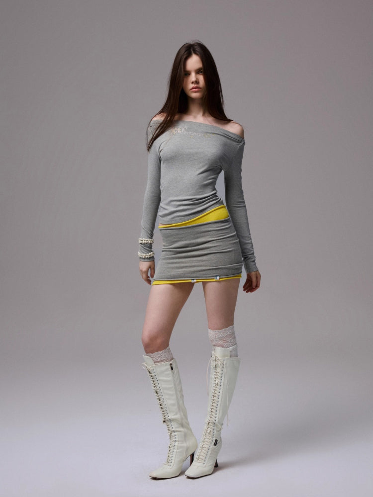 Knitted Slim Bolero Shrug &amp; Tube Top Set