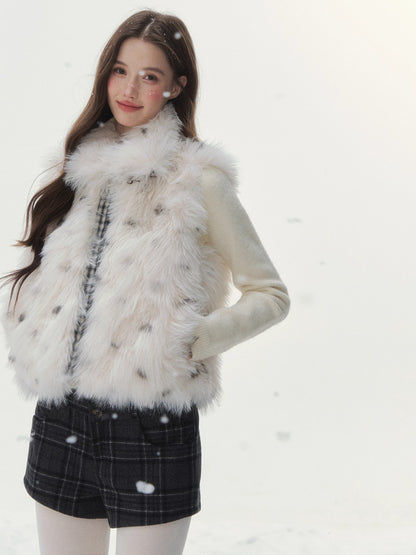 Reversible Fashion Faux Fur Jacket