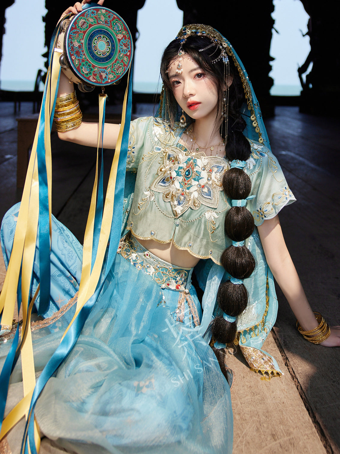 &quot;茉莉的宝盒&quot;  Embroidery Exotic Modern Hanfu Set