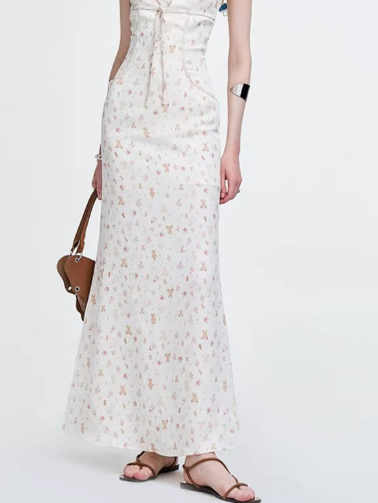 Printed Camisole Maxi Dress