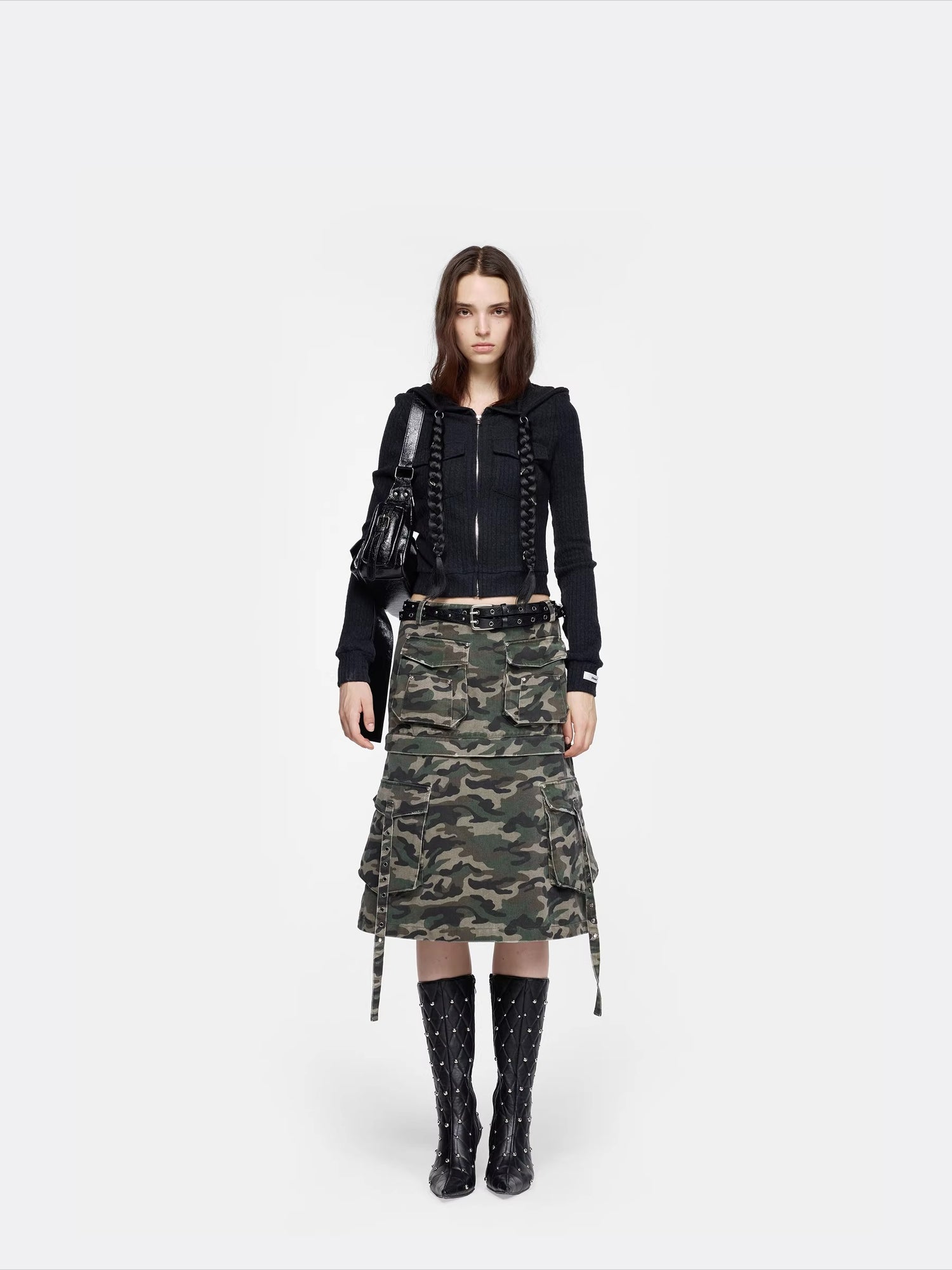 Convertible Detachable Midi Skirt