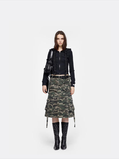 Convertible Detachable Midi Skirt