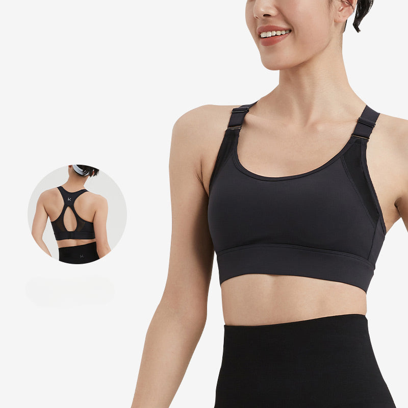 Back Clasp Adjustable One-piece Sports Bra