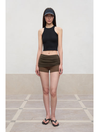 High Elastic Sleeveless I-Back Vest