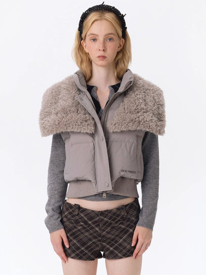 Detachable Short Puffer Jacket