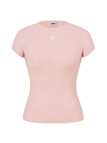 Versatile Knit T-shirt Top