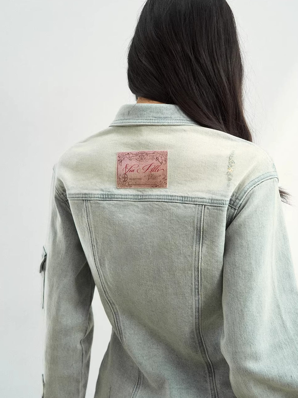 Washed Lightweight Stretch Denim Jacket