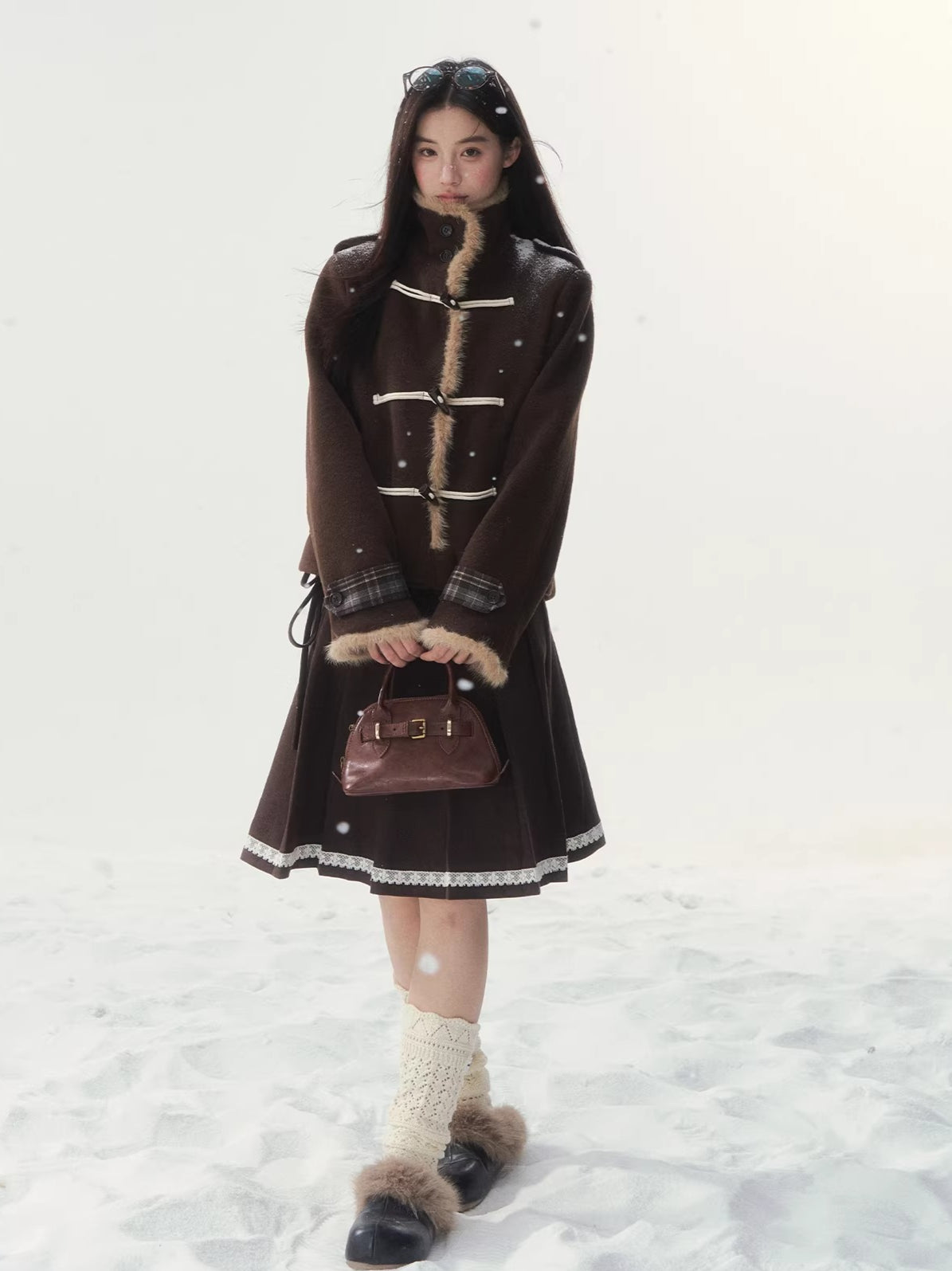 Vintage Duffle Wool-Blend Jacket