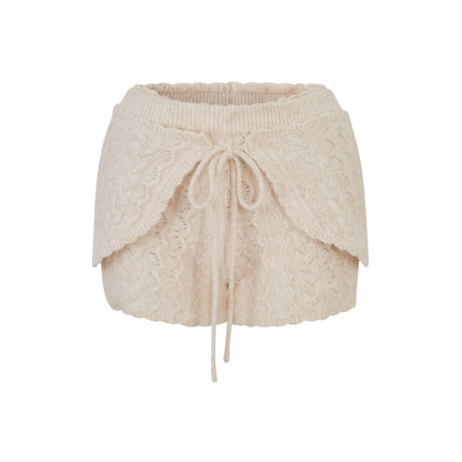 Little Deer Wool Cloud Knit Sweater &amp; Skirt/Shorts Set