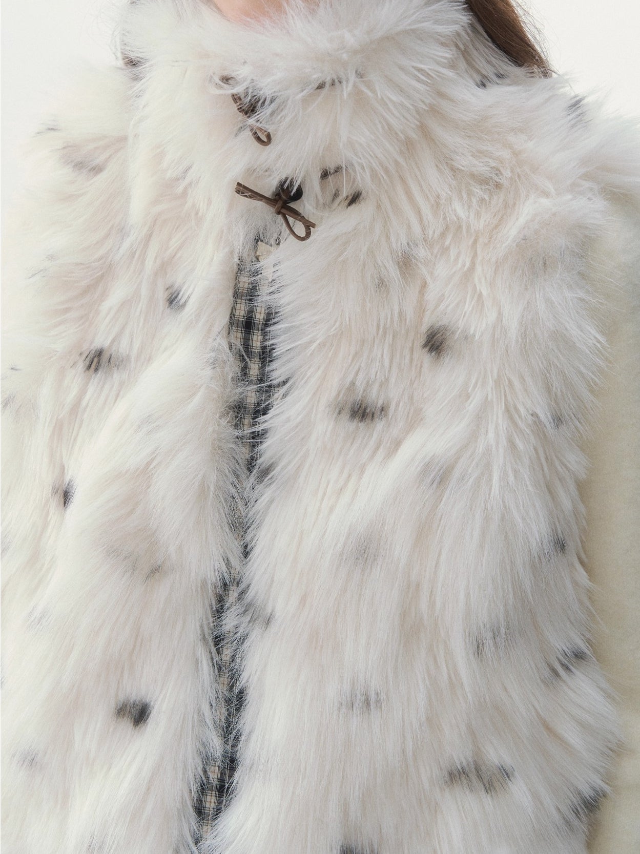 Reversible Fashion Faux Fur Jacket