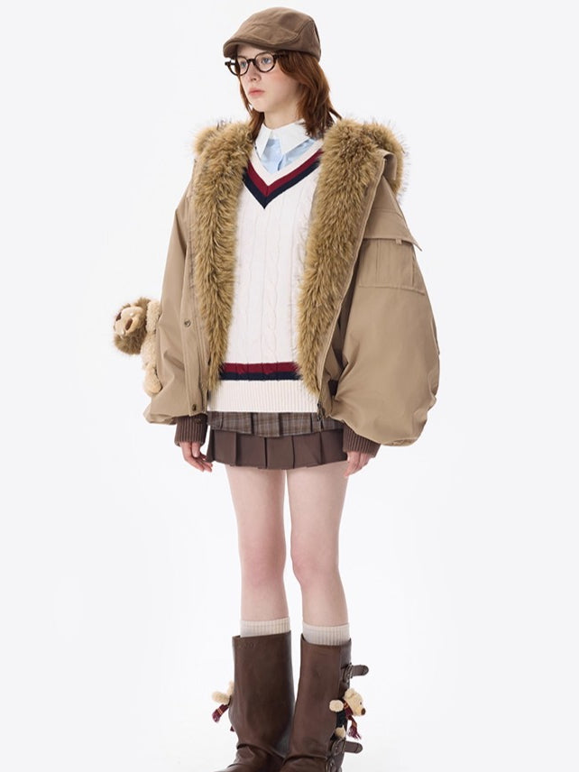 Luna Lovegood Lion Head Quilted Jacket