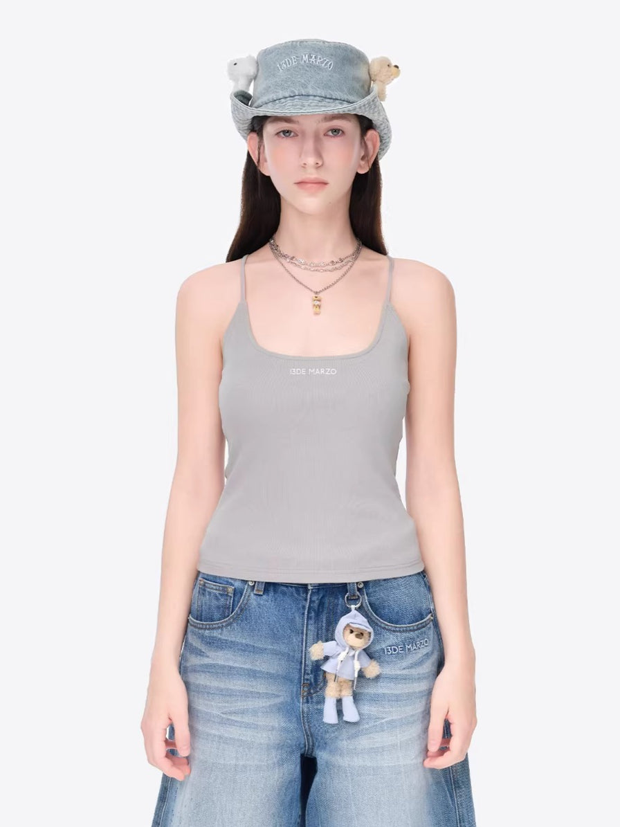 Doll Detail Cropped Camisole