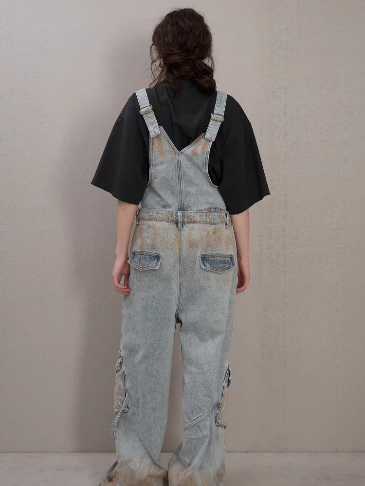 Spray-Wash Utility Pocket Relaxed Overalls