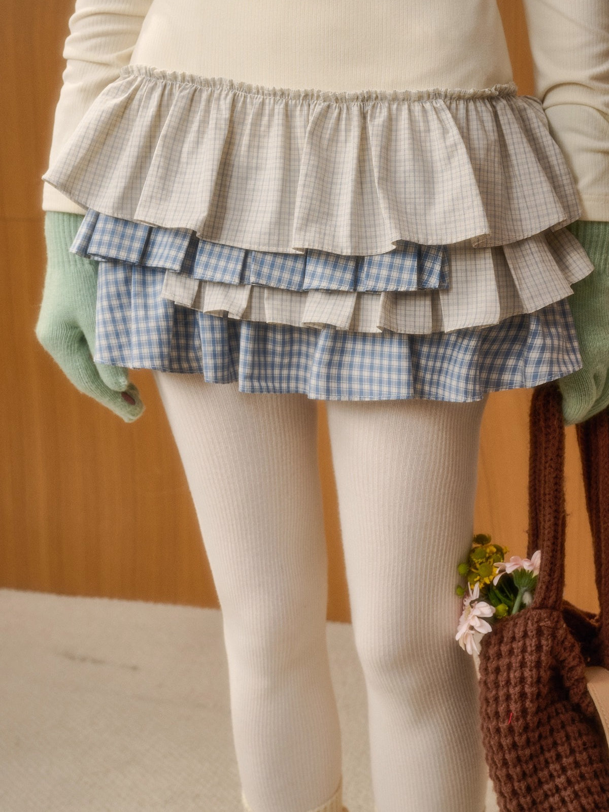 Lake Mist Blue Gingham Dress