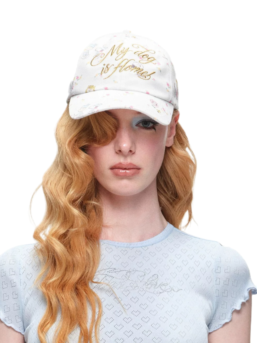 Snoopy Floral Embroidered Baseball Cap 1Jinn Studio