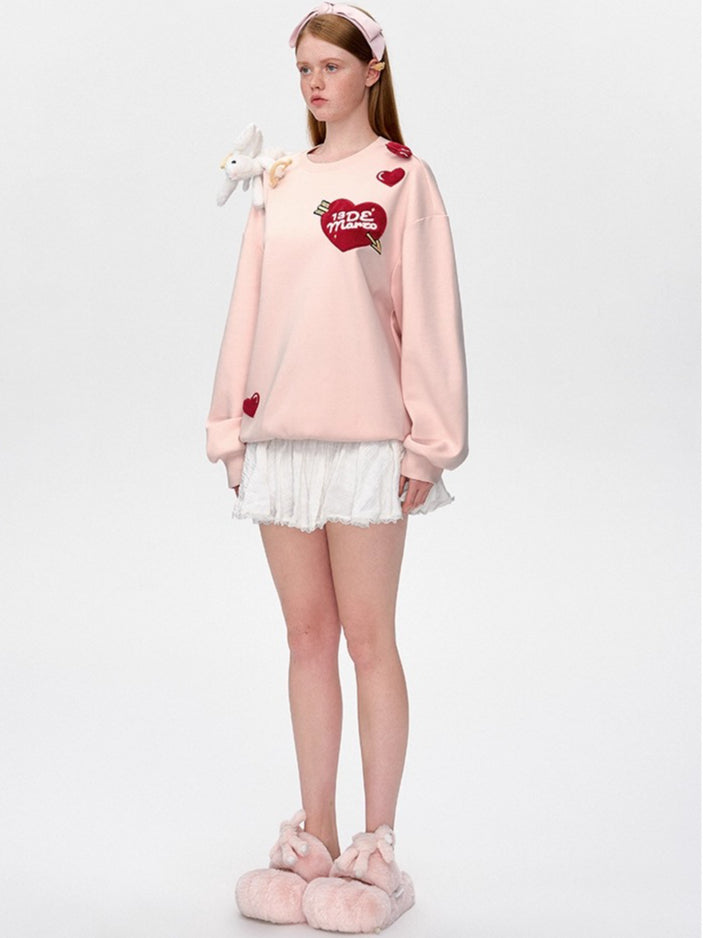 Fur Bear Paw Platform Slide Slippers