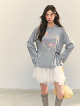Crew Neck Dog Print Long-Sleeve Tee - CHINASQUAD