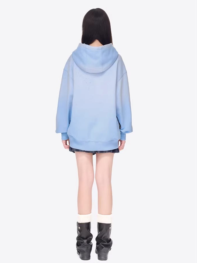 Washed Vintage Pullover Hoodie