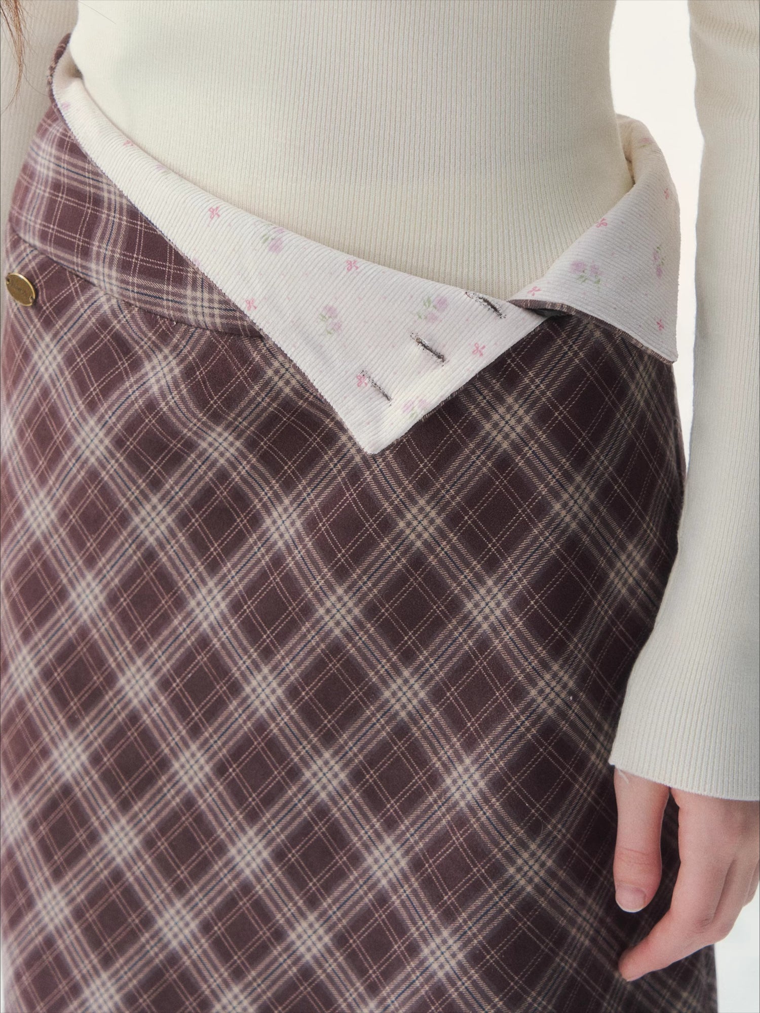 Sunset Park Retro Midi Skirt