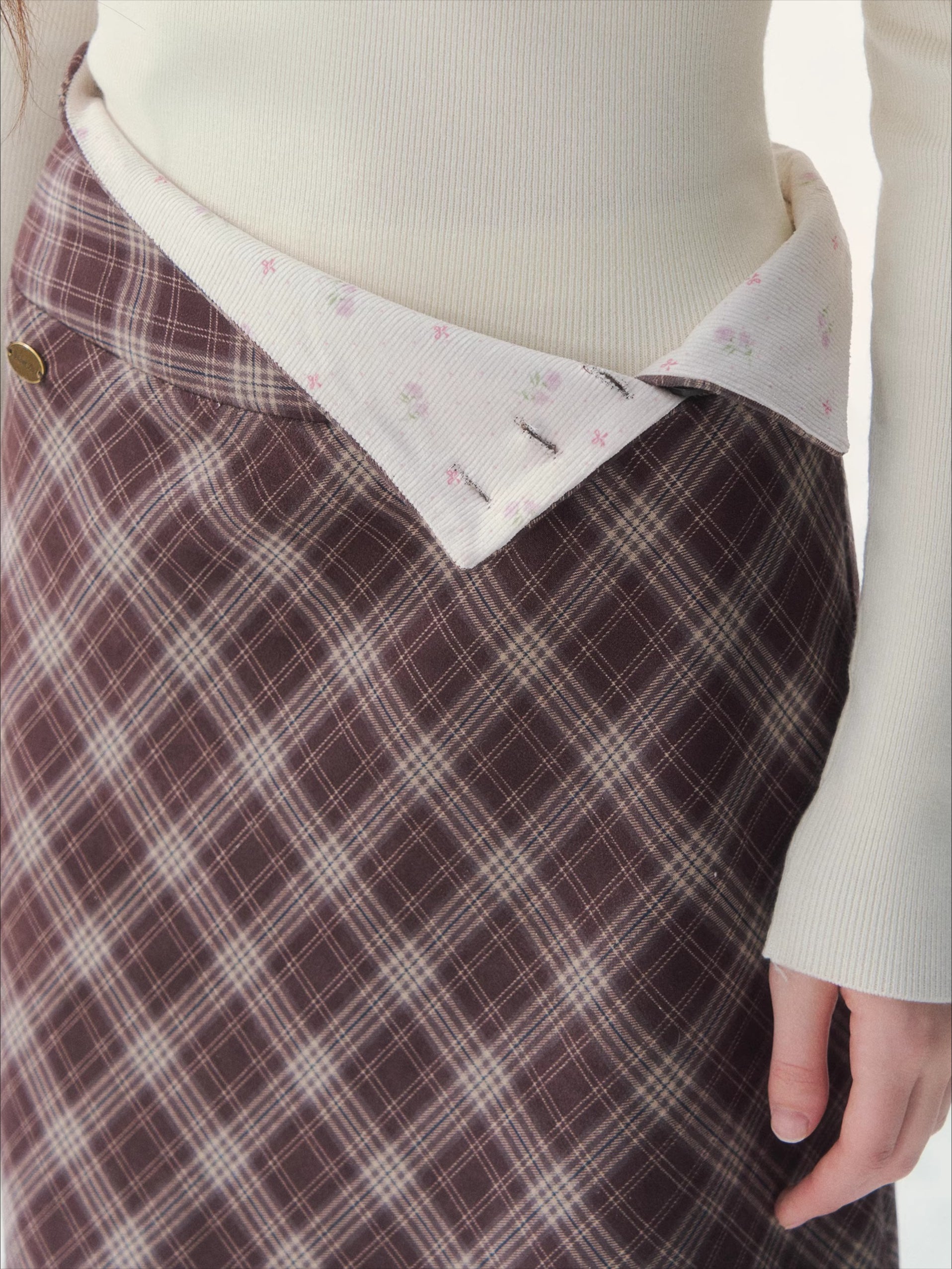 Sunset Park Retro Midi Skirt