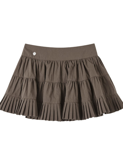 Ballet Style Pleated Tulle Skirt