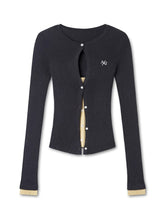 Fake Two-Piece Perth Knit Cardigan - CHINASQUAD
