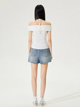 One-shoulder Tie-neck Top - CHINASQUAD