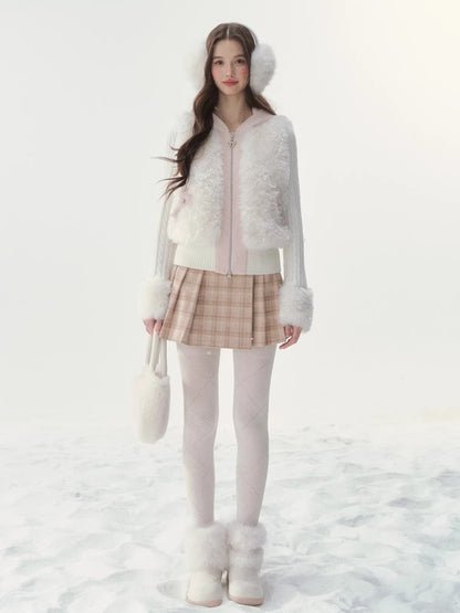 Vintage Patchwork Warm Knit Jacket