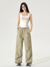 Pleated Low-rise Cargo Pants - CHINASQUAD
