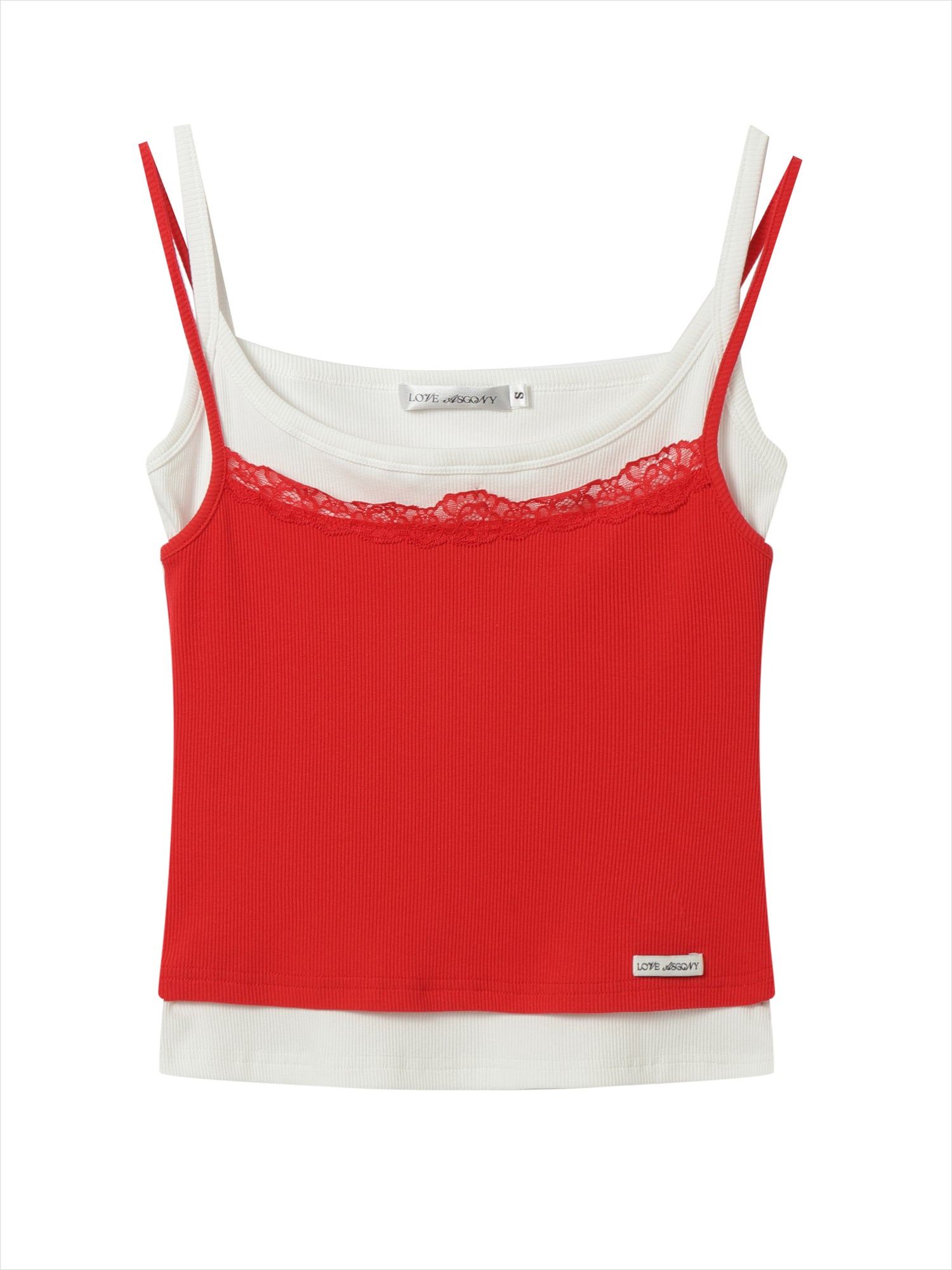 Lace-Trim Layered Camisole