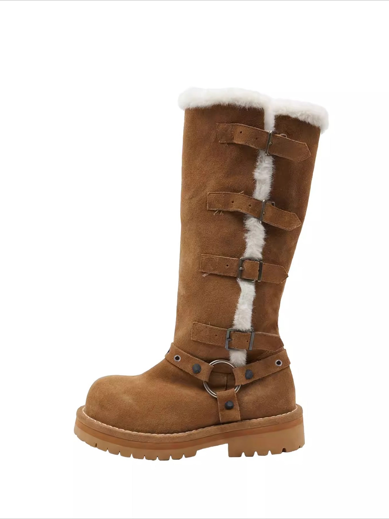 Convertible Fold-Over Knight Boots