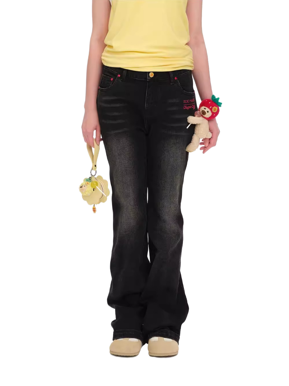 Bear Slim Flared Denim Jeans