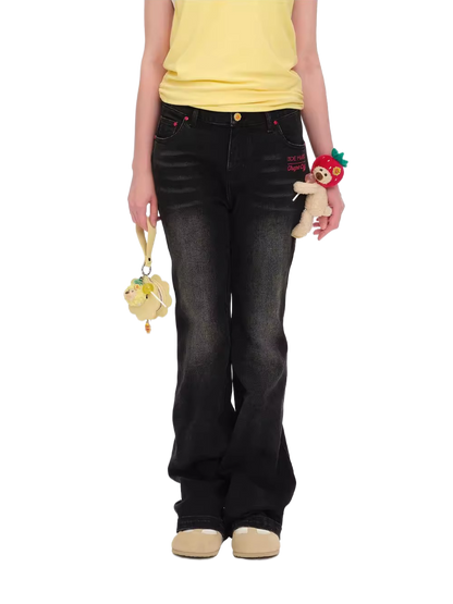 Bear Slim Flared Denim Jeans