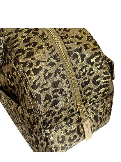 Leopard Print Baguette Shoulder Handbag