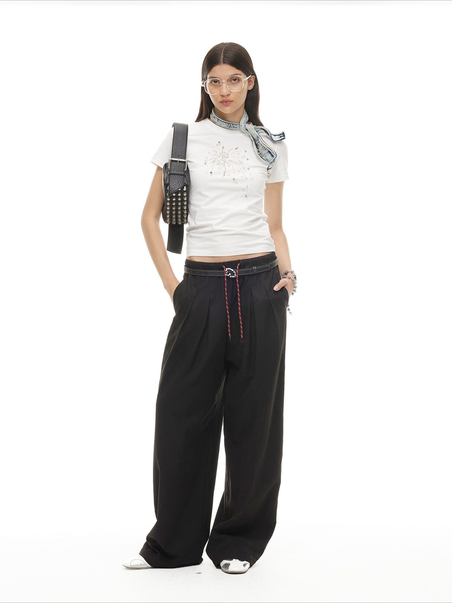 Matisse Relaxed Wide-Leg Trousers