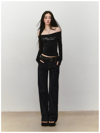 One-shoulder Skin-friendly Top - CHINASQUAD