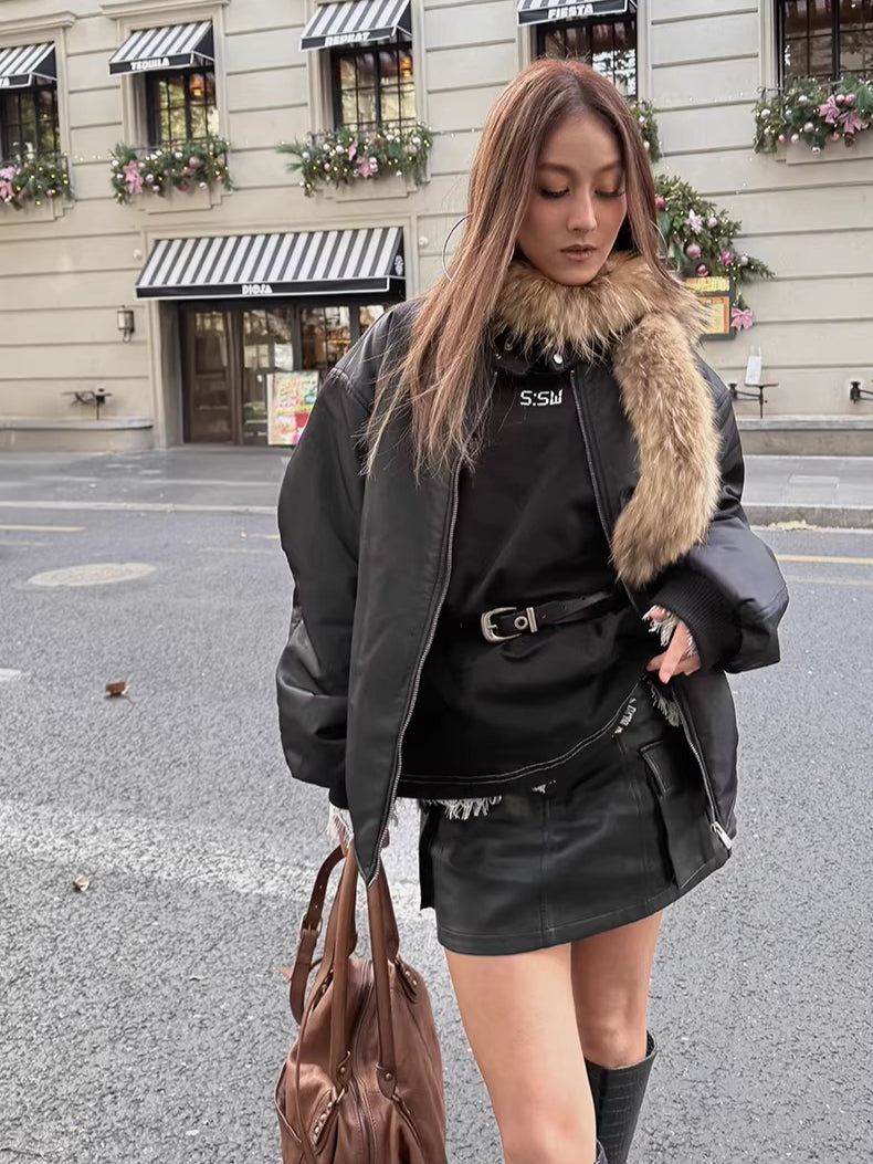 Logo Eyelet Genuine Leather Belt